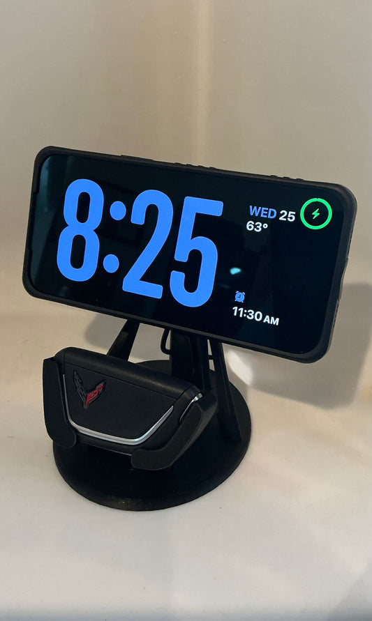 The Phone Holder - Wireless iPhone charger Plus C8 Corvette key holder